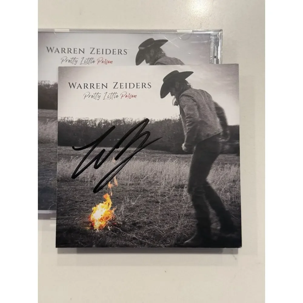 WARREN ZEIDERS Signed CD Autograph Pretty Little Poison Autographed #1 - Picture 2 of 7